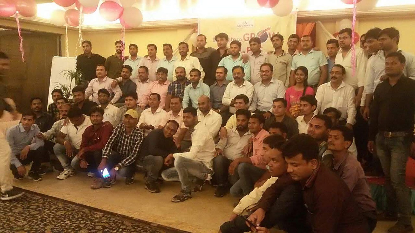 The Advanta field crop team gathered at the Farminsta launch